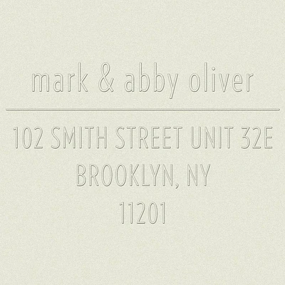 Lowercase with Ampersand Custom Embosser Plate