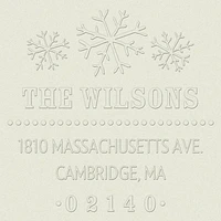Snowflake Custom Embosser Plate