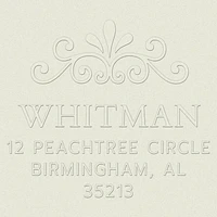 Decorative Crown Custom Embosser Plate