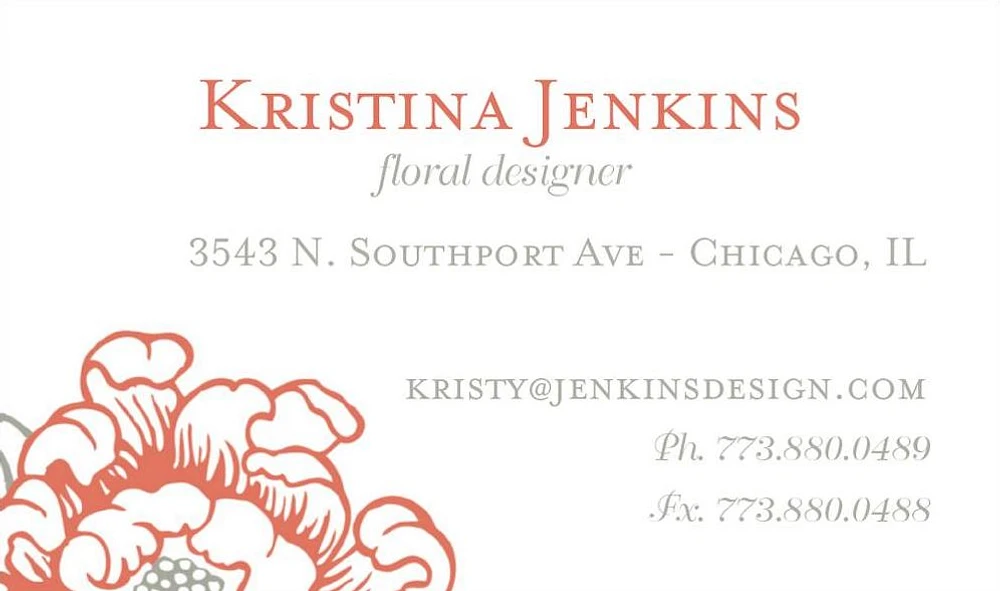Cottage Blooms Business Cards