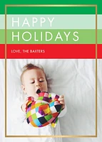 Holiday Hues Foil Photo Card