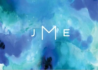 Blue Abstract 4 Bar Stationery