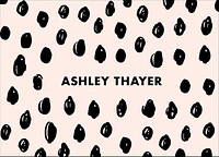 Scribbly Dots 4 Bar Stationery
