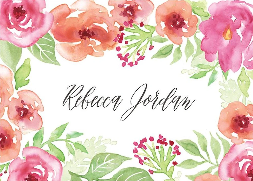 Garden Floral Stationery