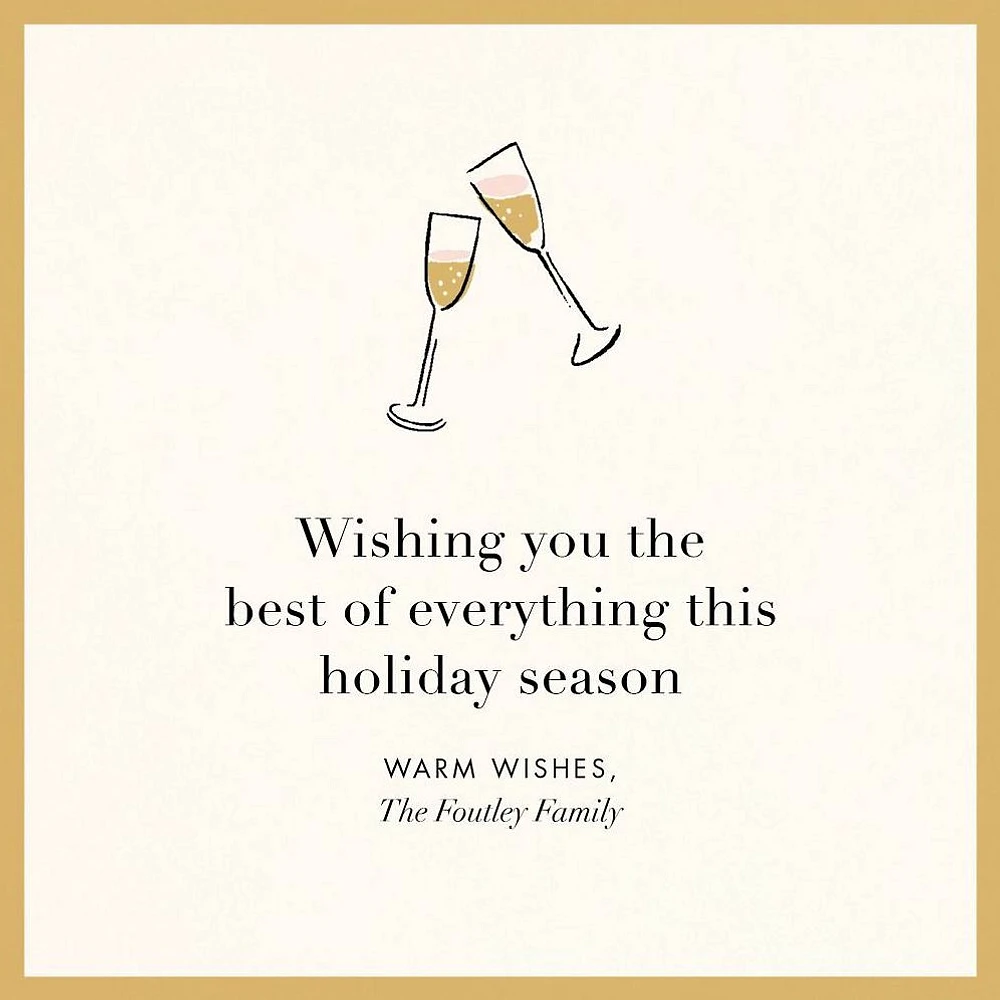 Cute Flutes Holiday Card