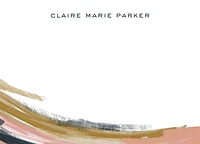 Abstract Brushstrokes Stationery