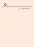 Left Aligned Stationery