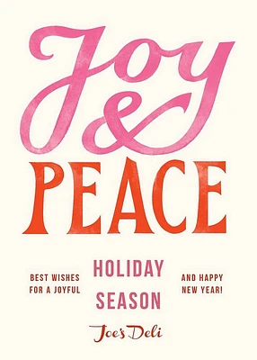 Greatest Gift Pink Holiday Card