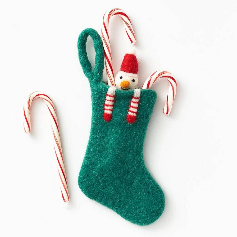 Mini Green Critter Stocking