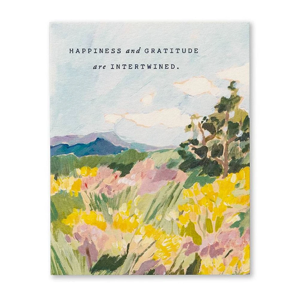 Happiness and Gratitude Thank You Card