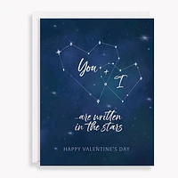 Written in the Stars Valentine's Day Card