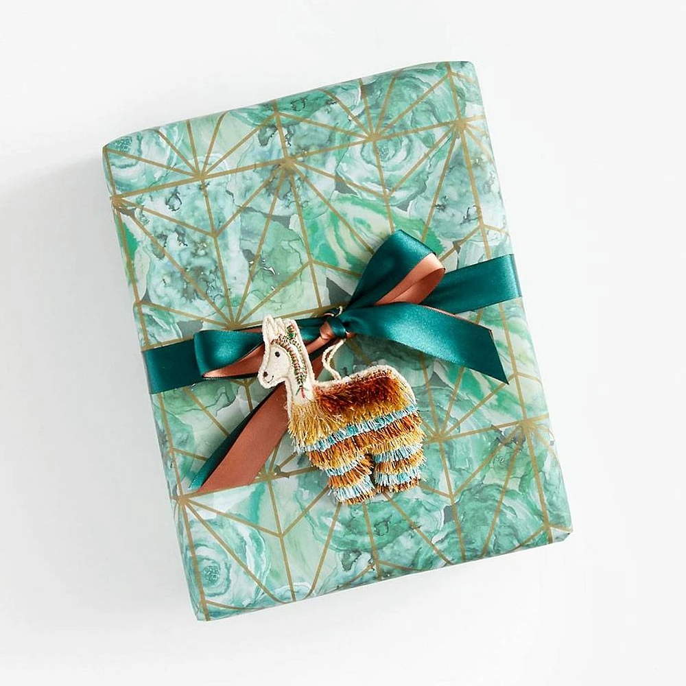 Geometric Watercolor Wrap Battle Wrapping Paper