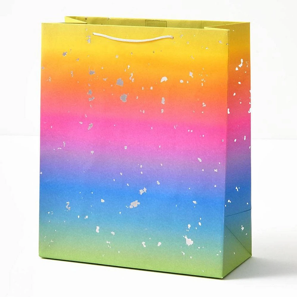Ombre Rainbow Fleck Extra Large Gift Bag