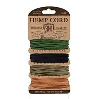 Hemptique HC20-SOC Hemp Cord 20 No. 120 Feet-Pkg-Camo