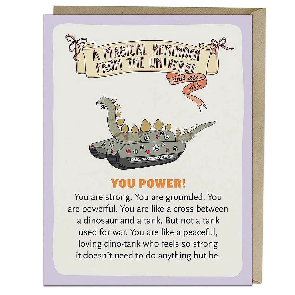 You Power Affirmators! Greeting Card