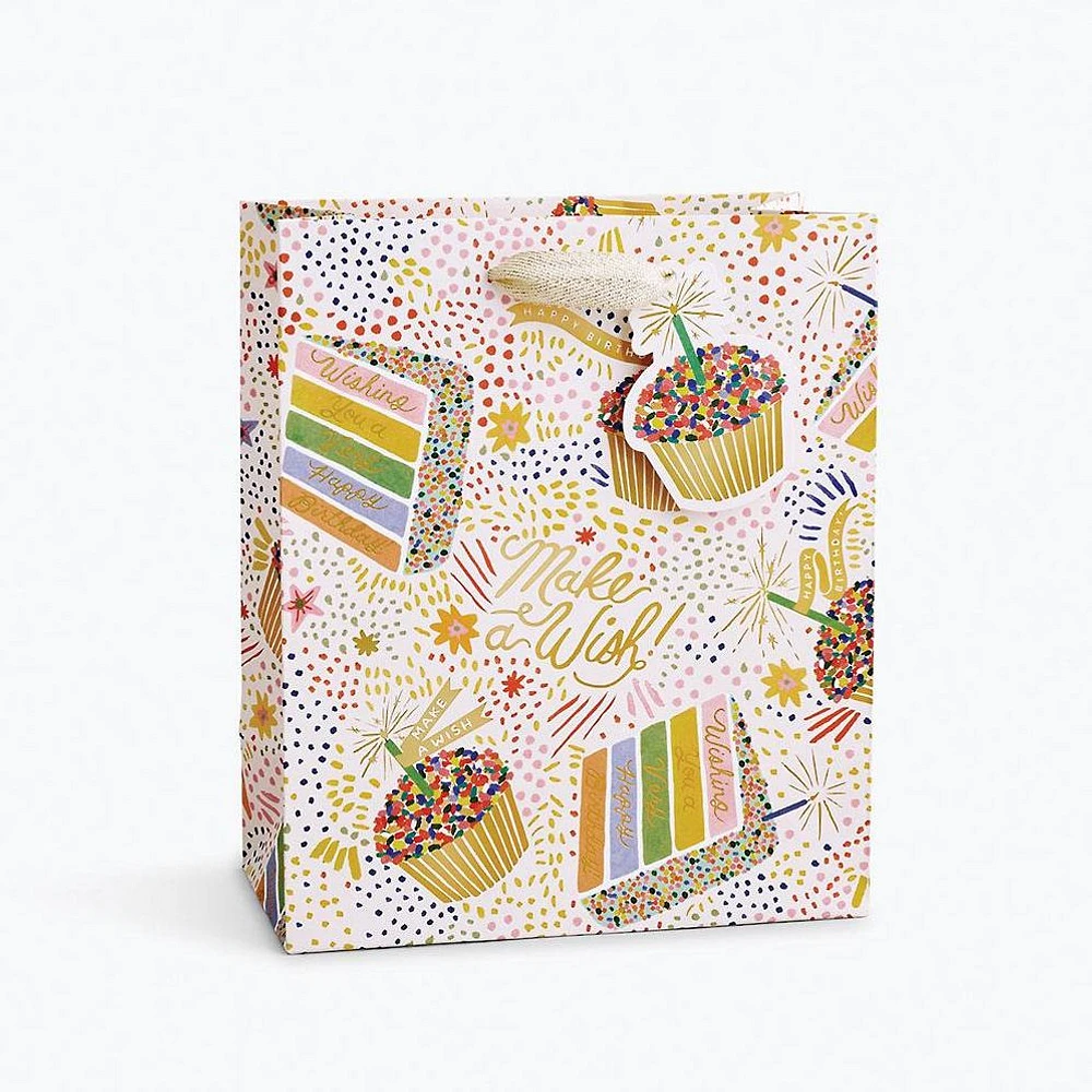 Rifle Paper Co. Birthday Cake Medium Gift Bag
