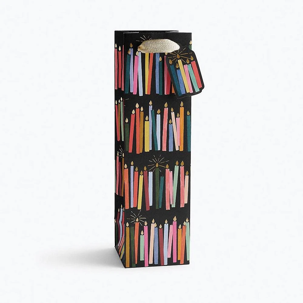 Rifle Paper Co. Birthday Candles Wine Bag