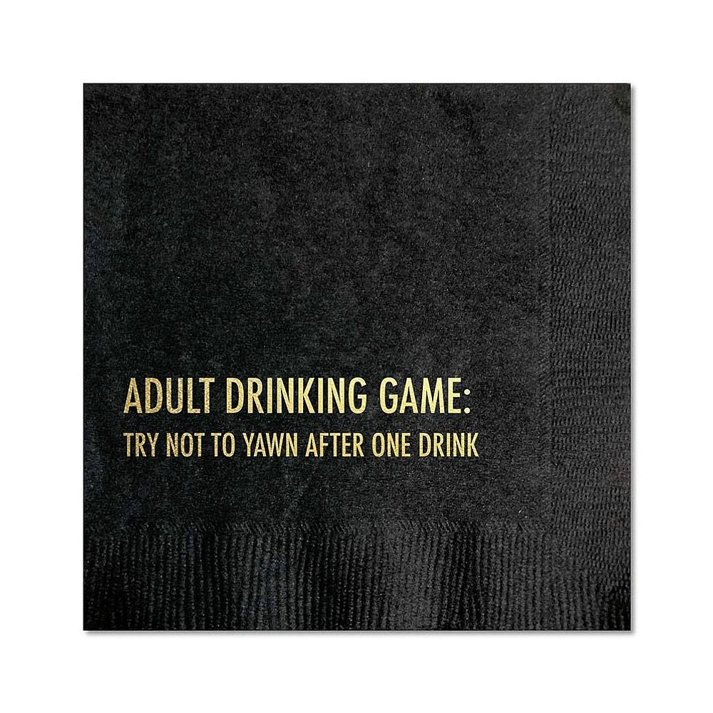 Adult Drinking Game Cocktail Napkins