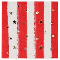 Patriotic Confetti Cocktail Napkins