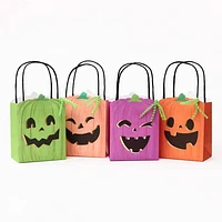 Jack-O-Lantern Pumpkin Treat Bags