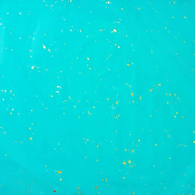 Blue & Gold Fleck Stone Wrapping Paper