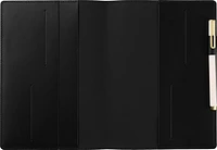 Paper Source Black Leather Refillable A5 Journal Cover