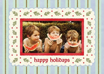 My Country Holiday Photo Card