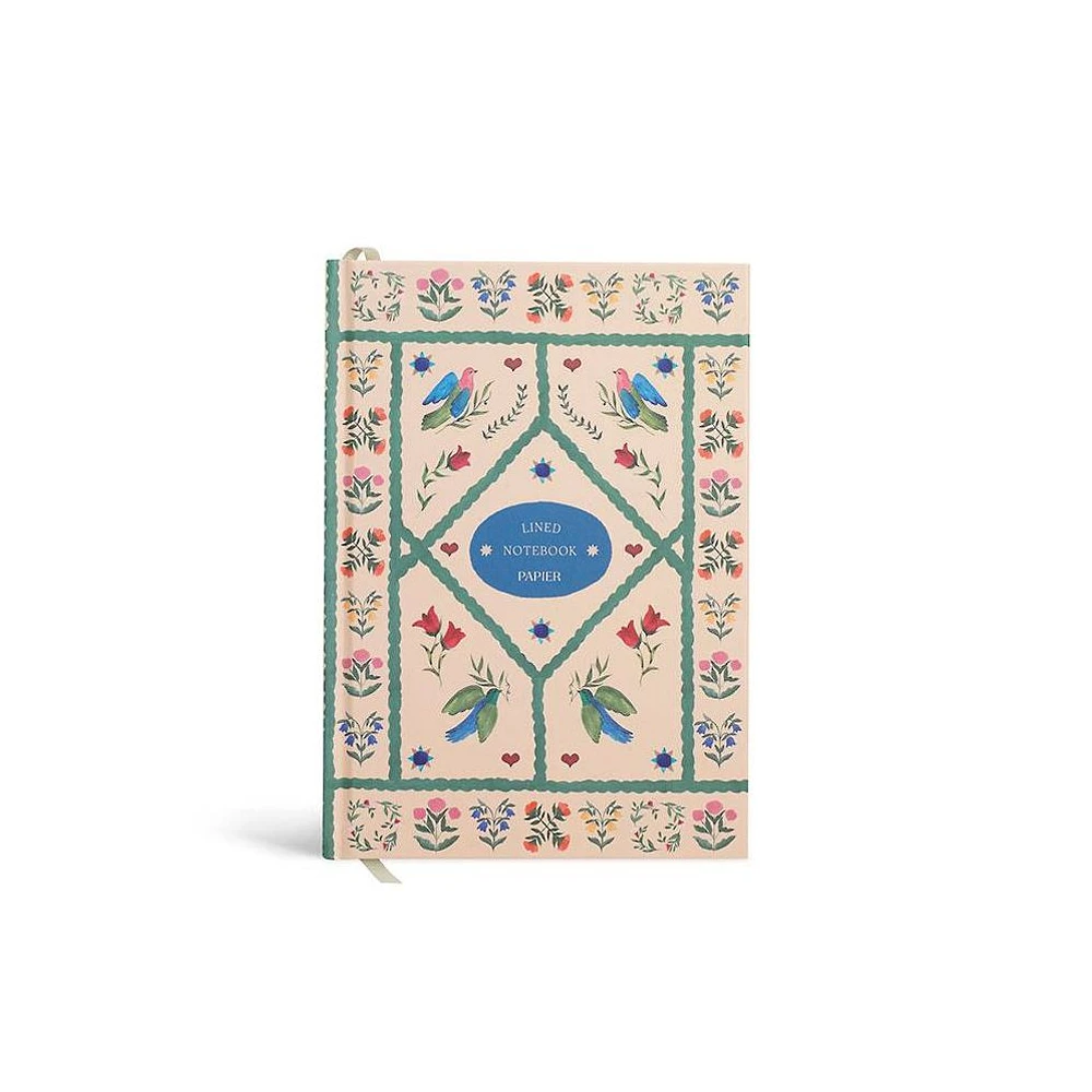 Quilted Daydream A5 Lined Notebook_Beige
