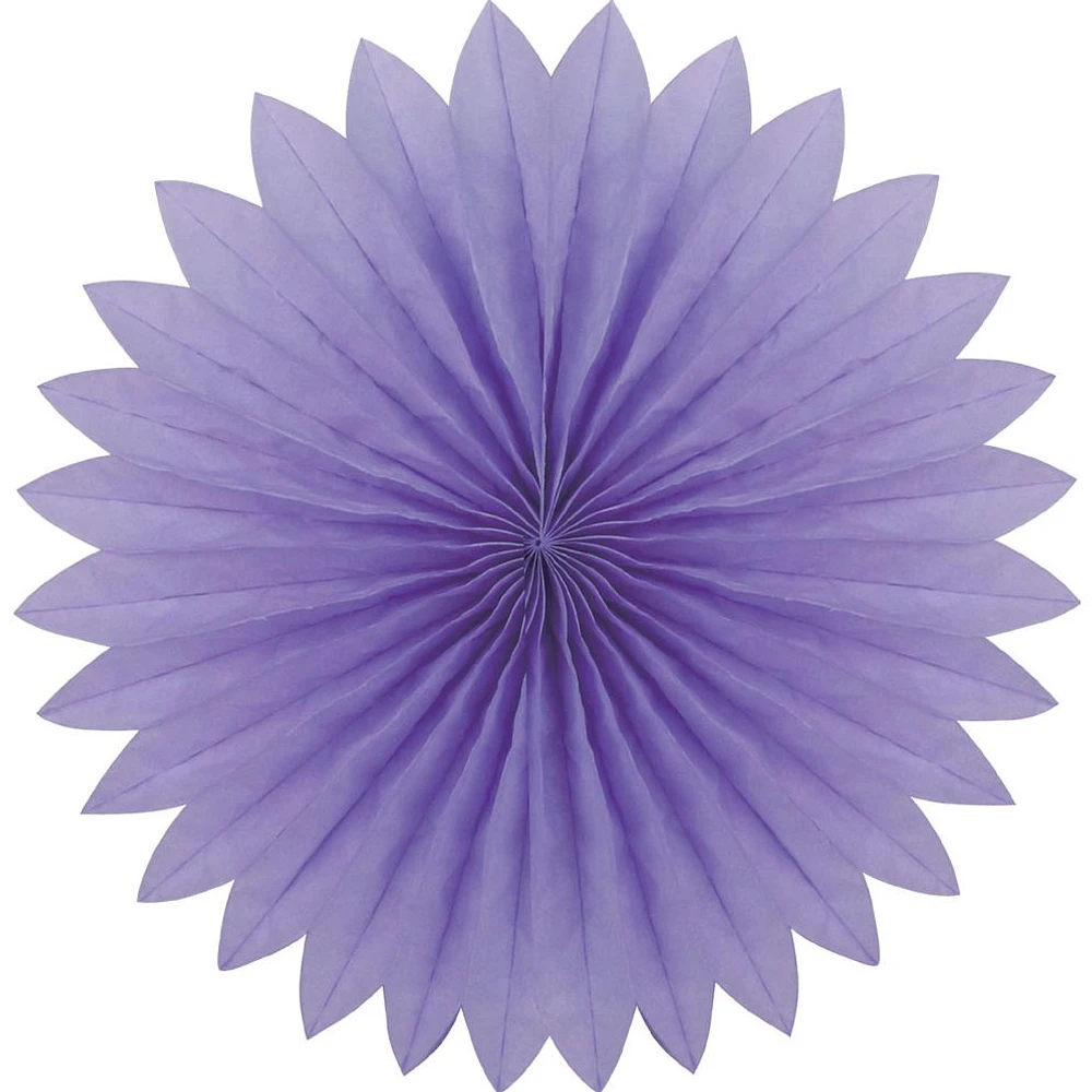 Plain fan, 40cm, Light Purple