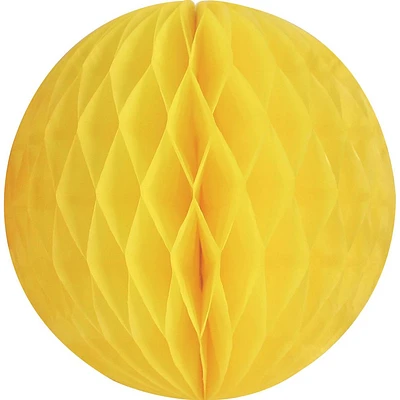 Yellow Med Paper Honeycomb Sphere