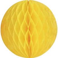 Yellow Med Paper Honeycomb Sphere