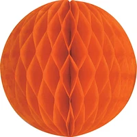 Orange SM Paper Honeycomb Sphere