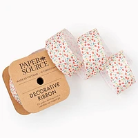 Poppy Floral Ribbon 1.5" 10YD