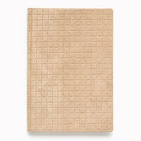 Jeremiah Brent Tan Woven Suede Leather Journal