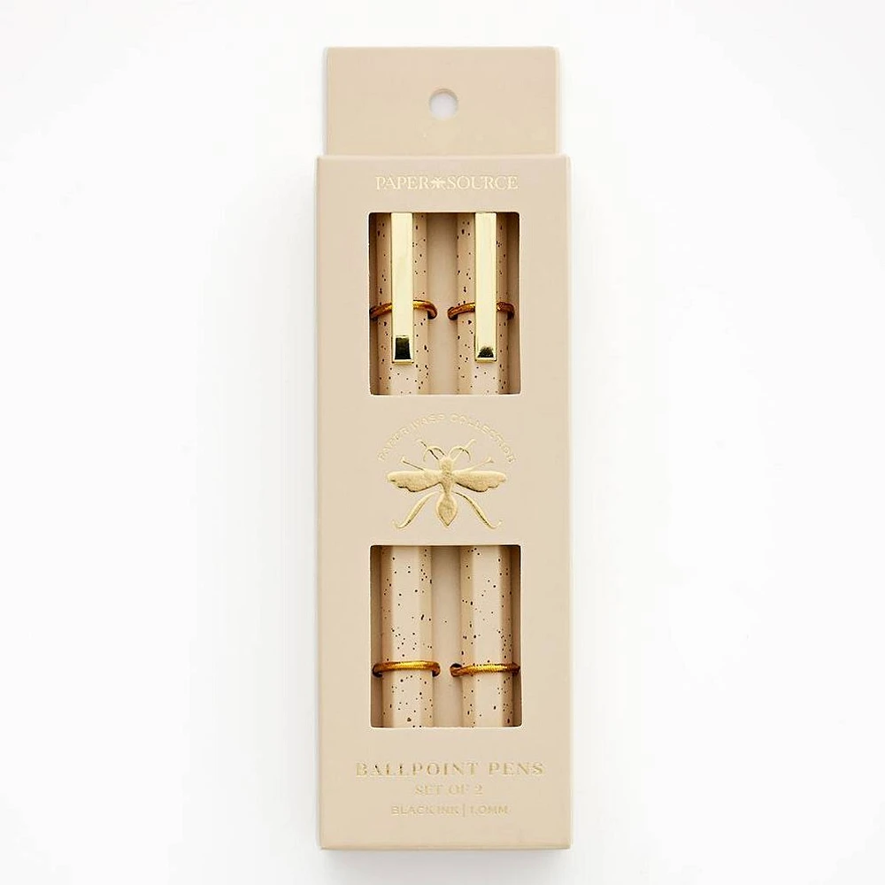 Paper Wasp Cocoa Ballpoint Pen S/2 - Limited Edition
