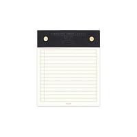Black Standard Issue Ledger Notepad