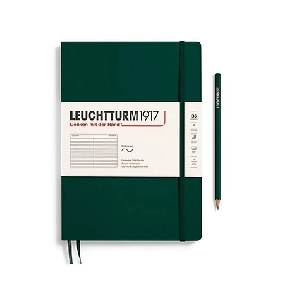 Leuchtturm1917 Forest Green Softcover Composition Ruled Journal