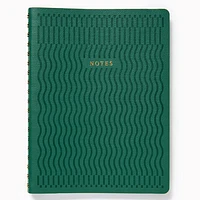 Paper Source Wavy Lines Faux Leather Semi Concealed Journal