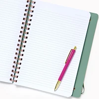 Paper Source Wavy Lines Faux Leather Semi Concealed Journal