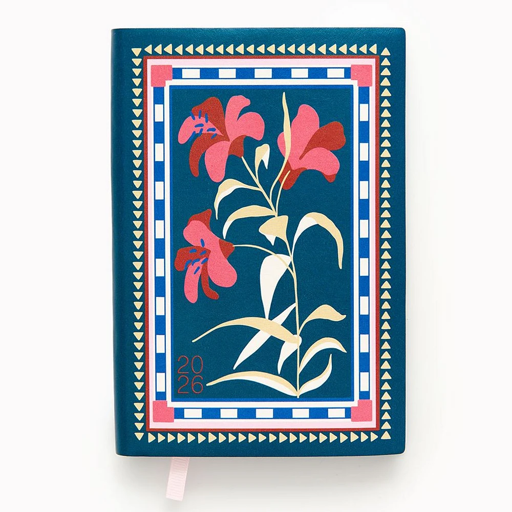 2025-2026 Paper Source Creative Borders Weekly Pocket Planner