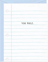 You Rule Encouragement Card