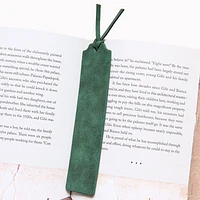 Jeremiah Brent Leatherette Suede Bookmark