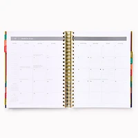 2025-2026 Paper Source Bold Floral Weekly Desk Planner