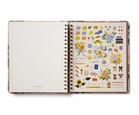 2025-2026 Dahlia 17-Month Academic Hardcover Spiral Planner