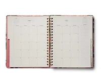 2025-2026 Dahlia 17-Month Academic Hardcover Spiral Planner