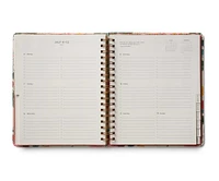 2025-2026 Dahlia 17-Month Academic Hardcover Spiral Planner