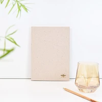 Recycled Cocoa Lined Paper Wasp Journal - Limited Edition