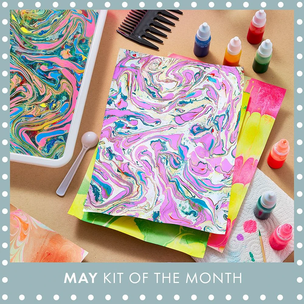Mindful Crafts: Meditative Marbling Kit