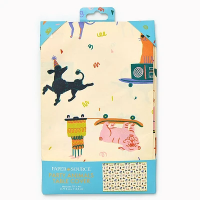 BIRTHDAY ANIMAL TABLE COVER
