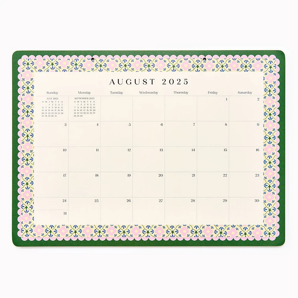 2025-2026 Paper Source Creative Borders Desk Blotter